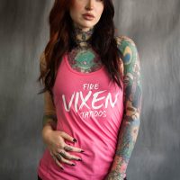 Women's Fire Vixen Tank Top Text Logo