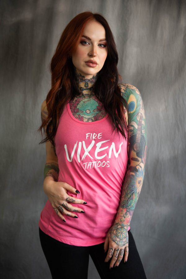 Women's Fire Vixen Tank Top Text Logo